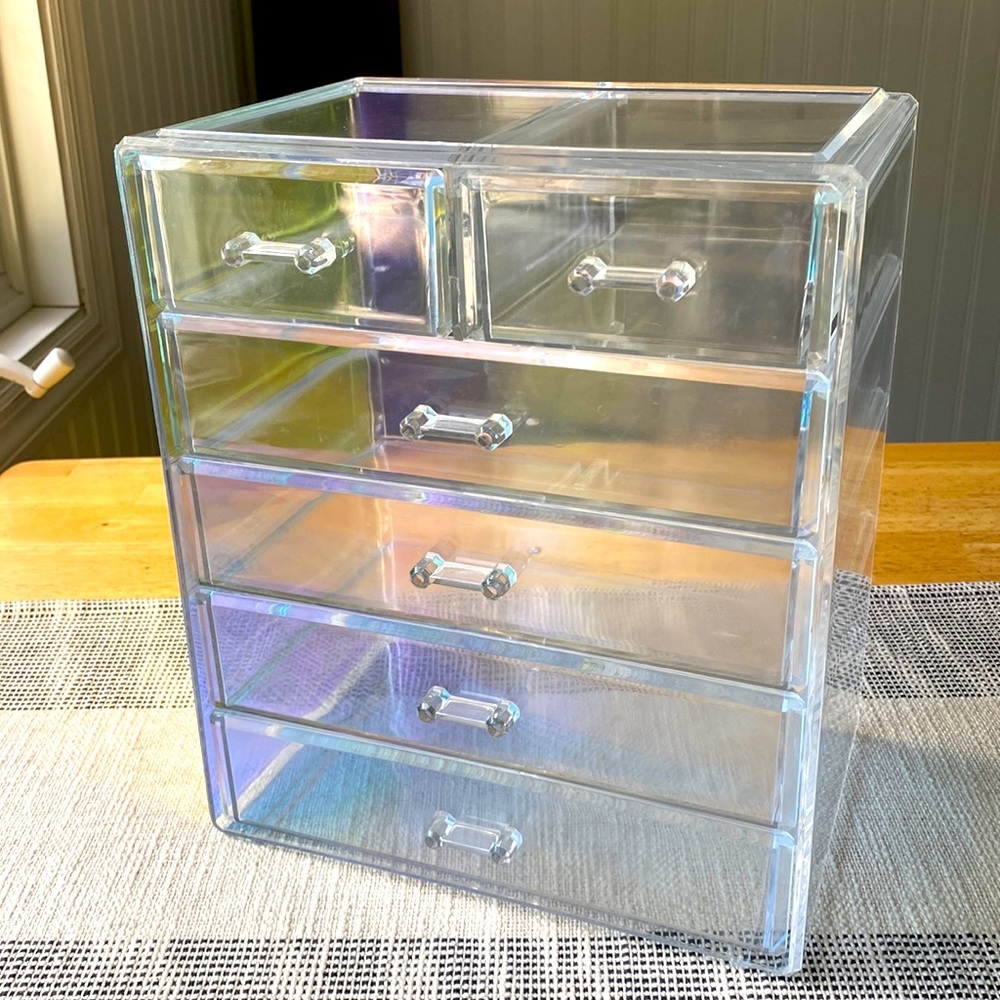 Makeup Drawer Organizer-Clear Acrylic